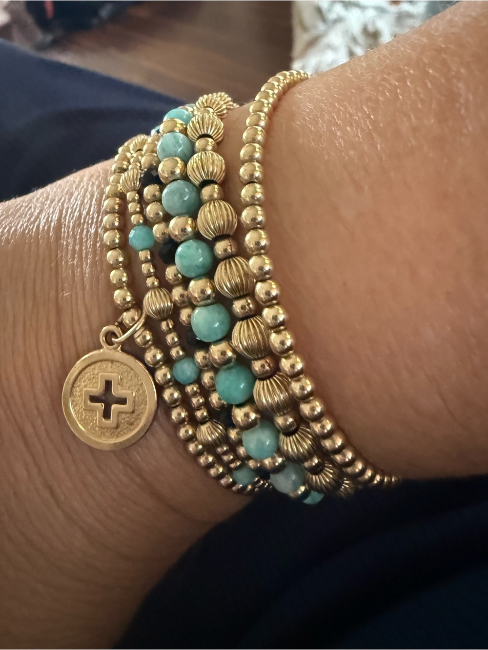 enewton Gold-Tone Bracelet and Cuff Stack